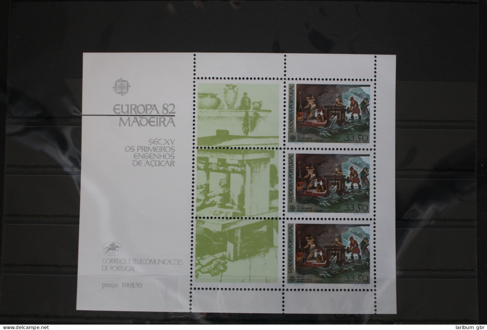 Portugal Madeira Block 3 Mit 77 Postfrisch #WB402 - Madère