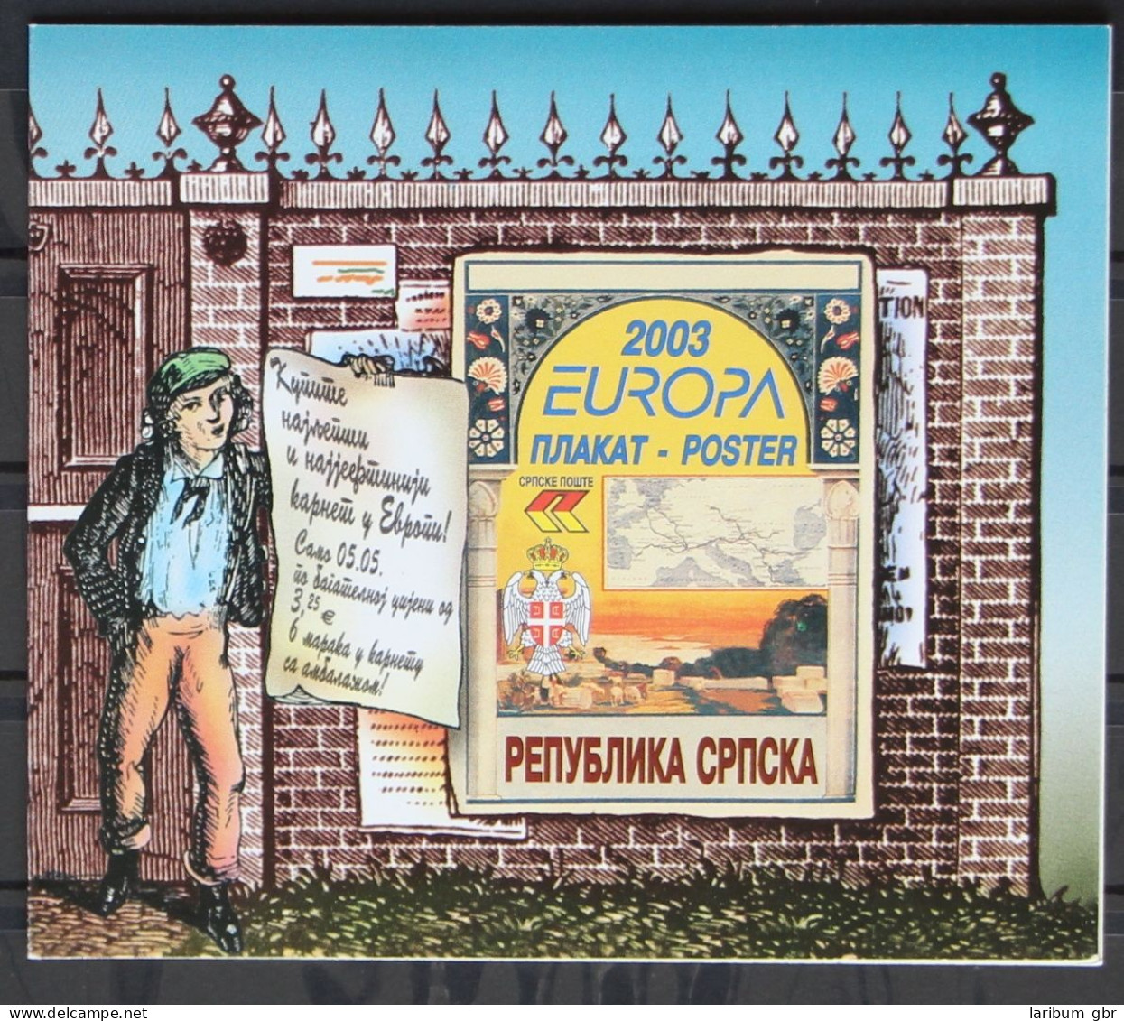 Serbische Republik Markenheft 6 Postfrisch Kunst #GC719 - Bosnia Erzegovina
