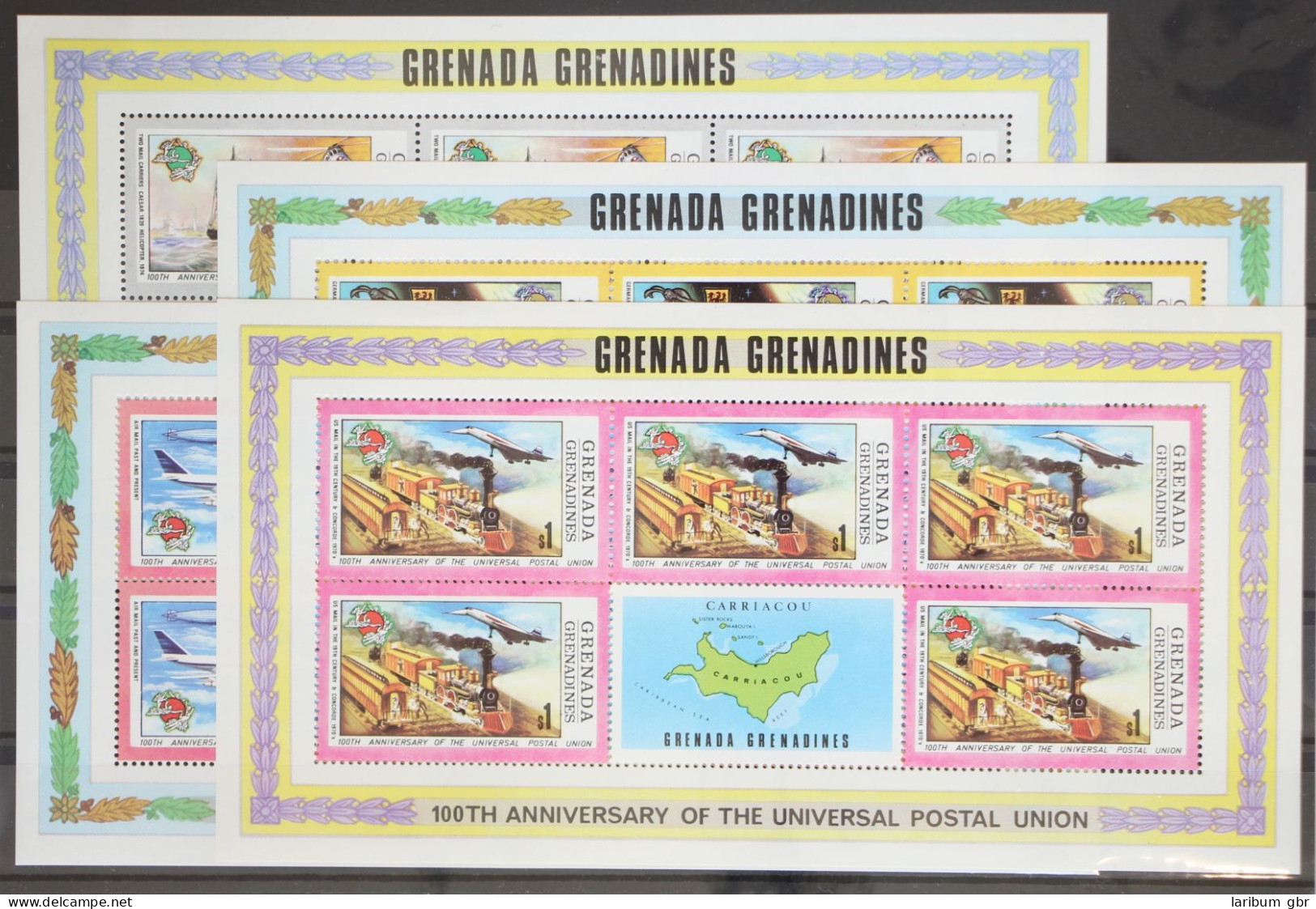 Grenadinen Von Grenada Kleinbogensatz 26-29 Postfrisch UPU #GC830 - Grenada (1974-...)