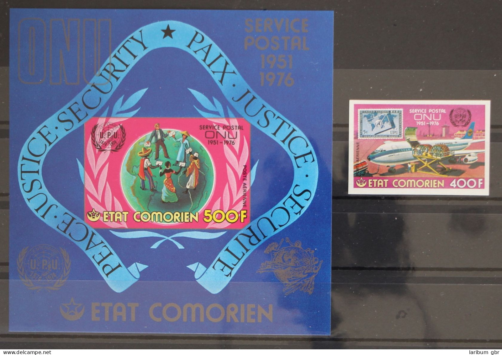 Komoren 303 B Und Block 44 B Postfrisch UPU #GC794 - Comores (1975-...)