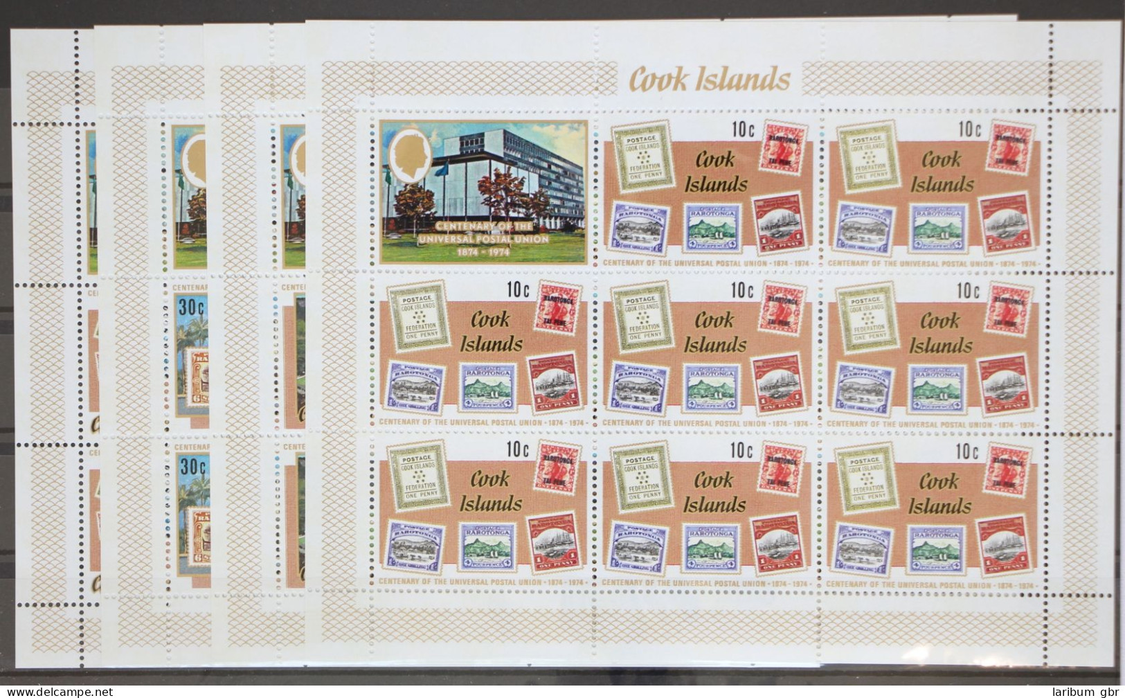 Cook Inseln Kleinbogensatz 424-427 Postfrisch UPU #GC843 - Cookinseln