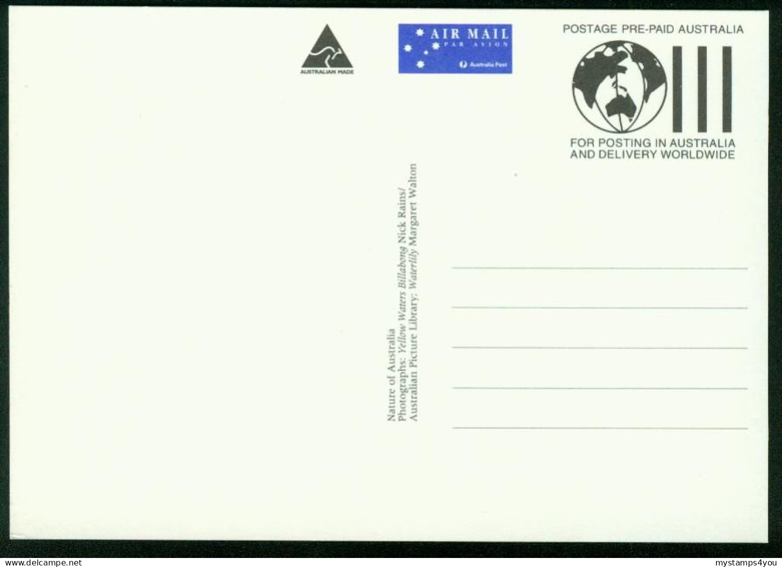 Mk Australia Maximum Card 1997 MiNr 1633 Y | Fauna And Flora. Kakadu Wetlands. Great Egret #max-0029 - Cartoline Maximum