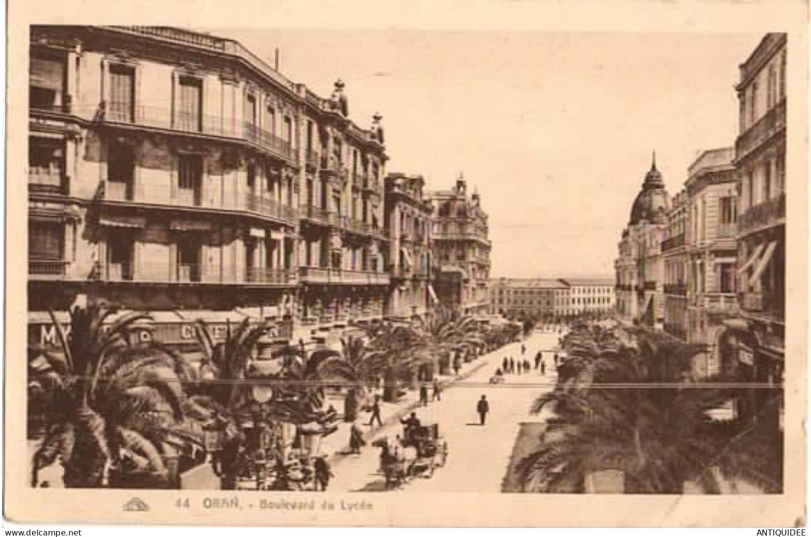 ORAN - Boulevard Du Lycée - (1920-30) - - Oran