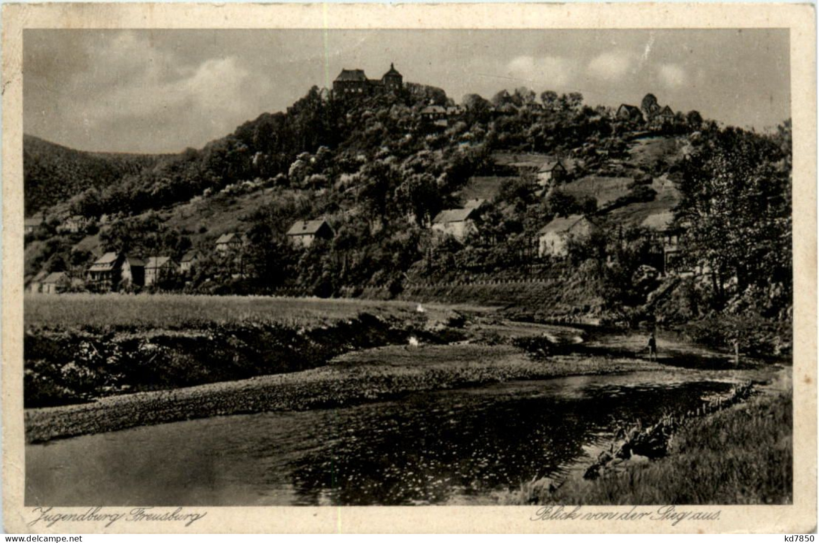 Jugendburg Freusburg, Blick Von Der Sieg Aus - Kirchen