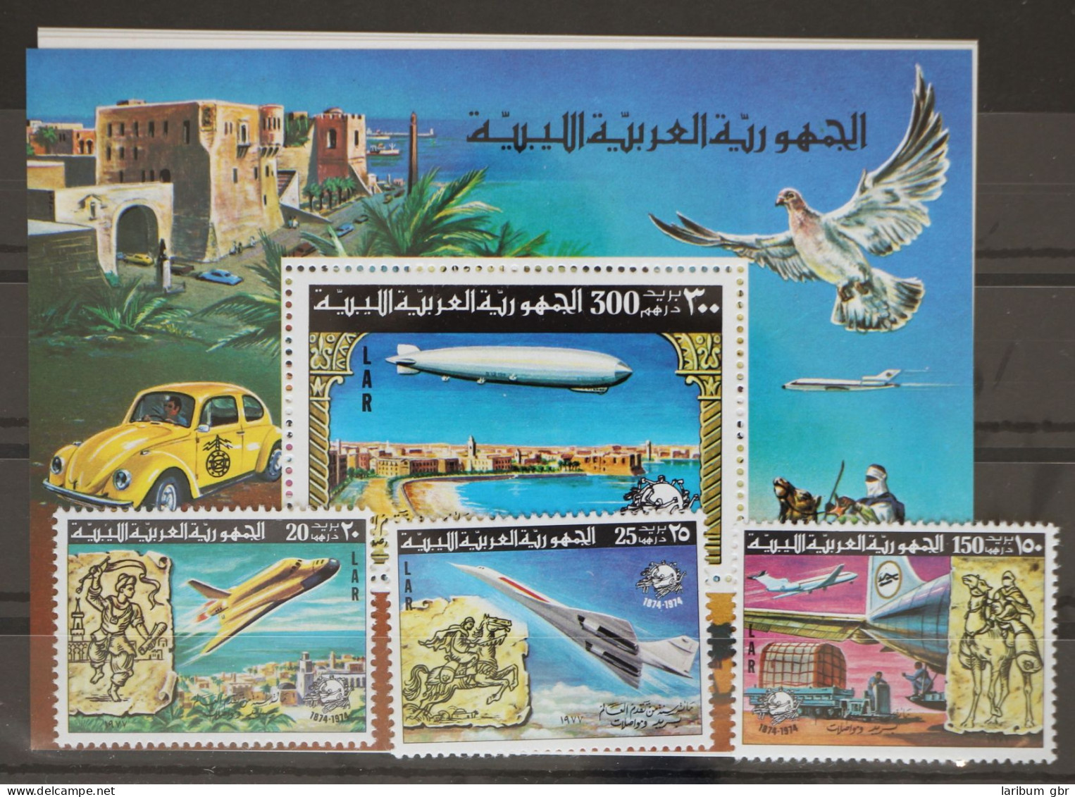 Libyen 584-586 Und Block 25-28 Postfrisch UPU #GC800 - Libya