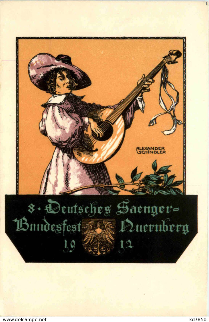 Nürnberg - 8. Deutsches Sänger Bundesfest 1912 - Nürnberg