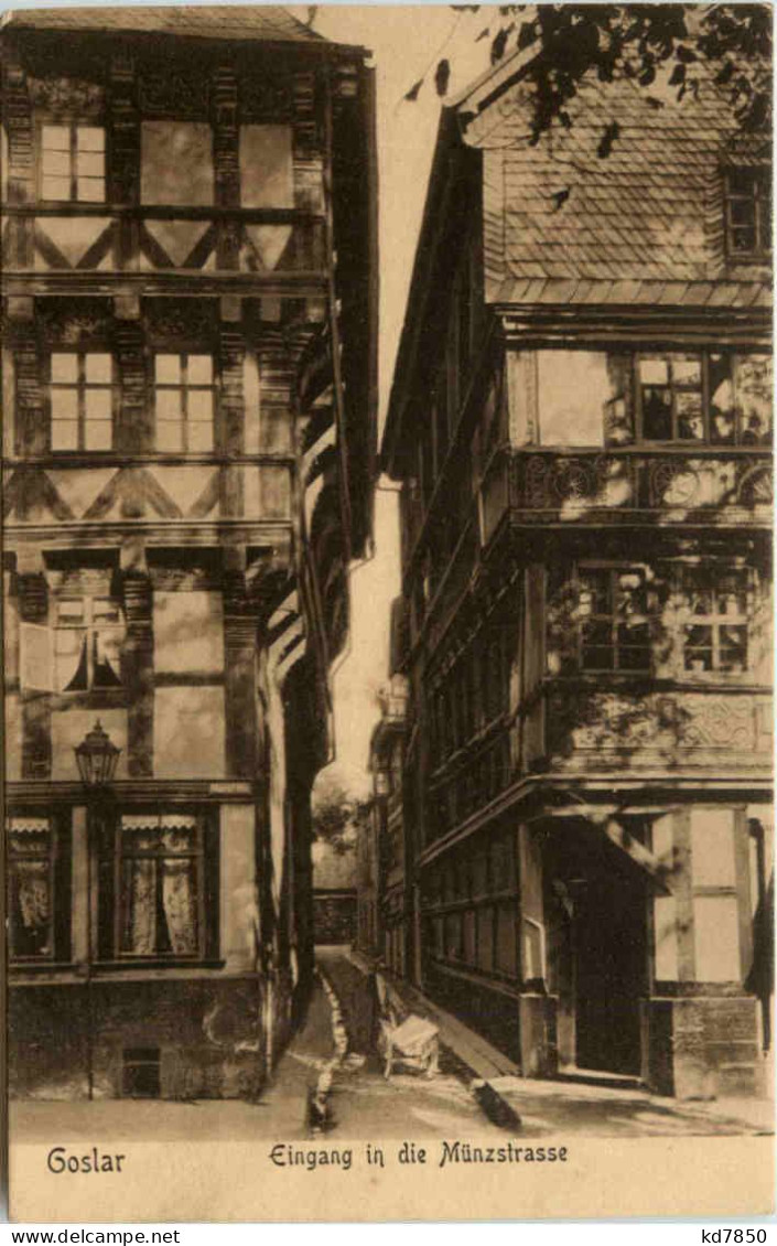 Goslar, Eingang In Die Münzstrasse - Goslar