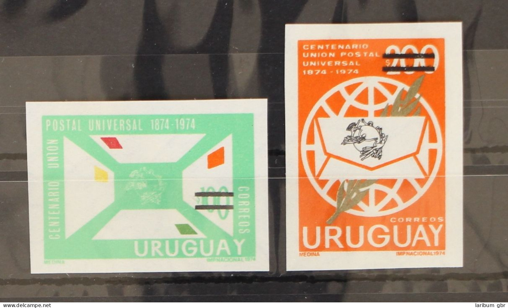 Uruguay 1321-1322 B Postfrisch UPU #GC838 - Uruguay