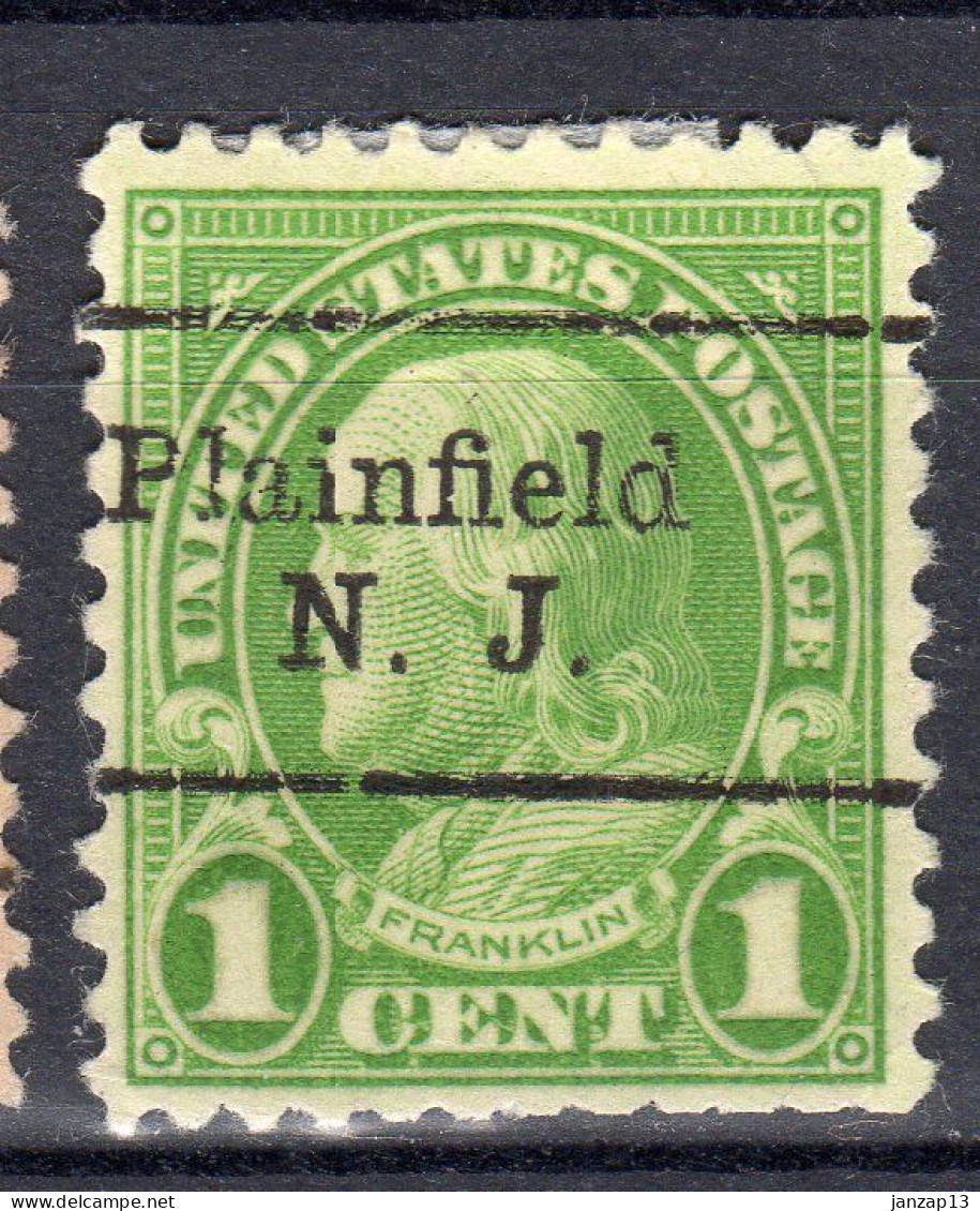 NJ-547; USA Precancel/Vorausentwertung/Preo; PLAINFIELD (NJ), Type L-2 TS - Precancels