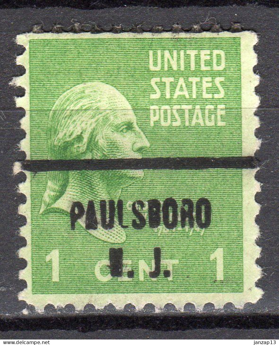 NJ-519; USA Precancel/Vorausentwertung/Preo; PAULSBORO (NJ), Type 841 - Precancels