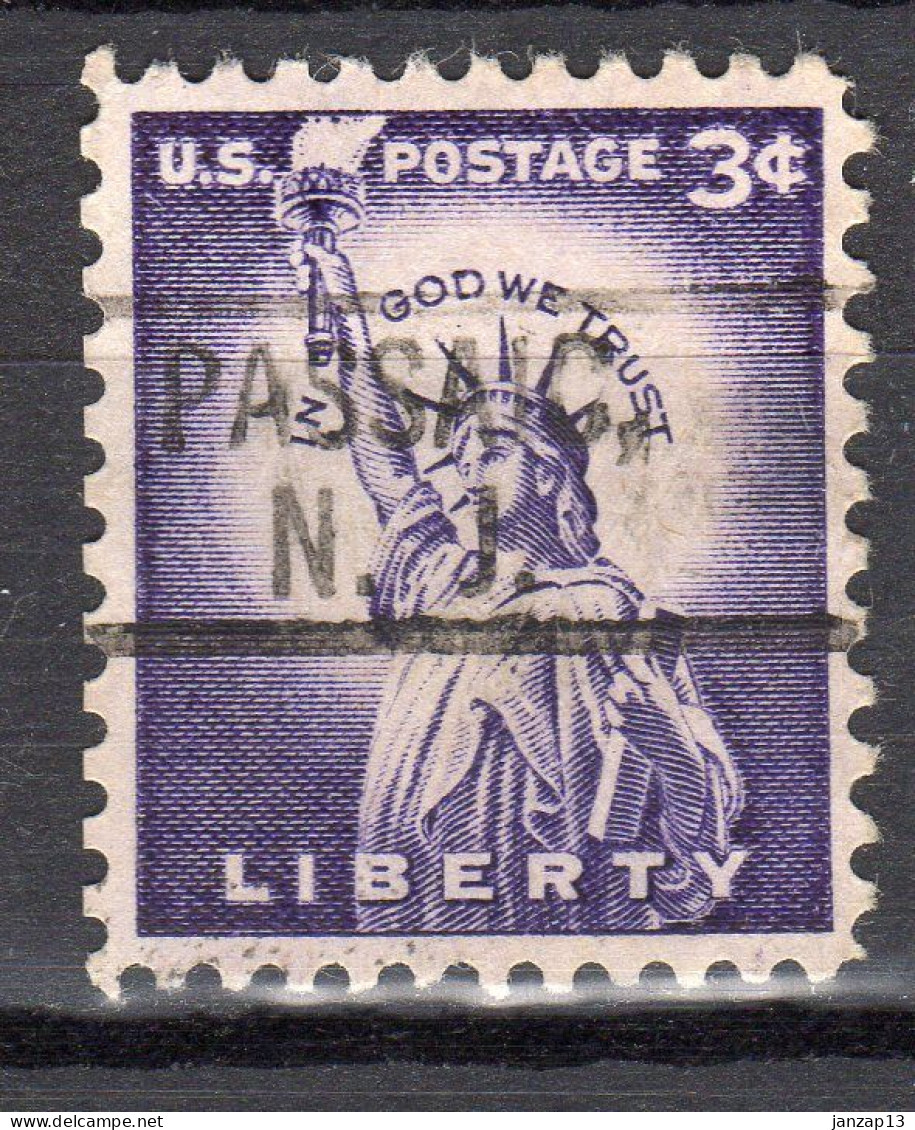 NJ-505; USA Precancel/Vorausentwertung/Preo; PASSAIC (NJ), Type 802 - Préoblitérés