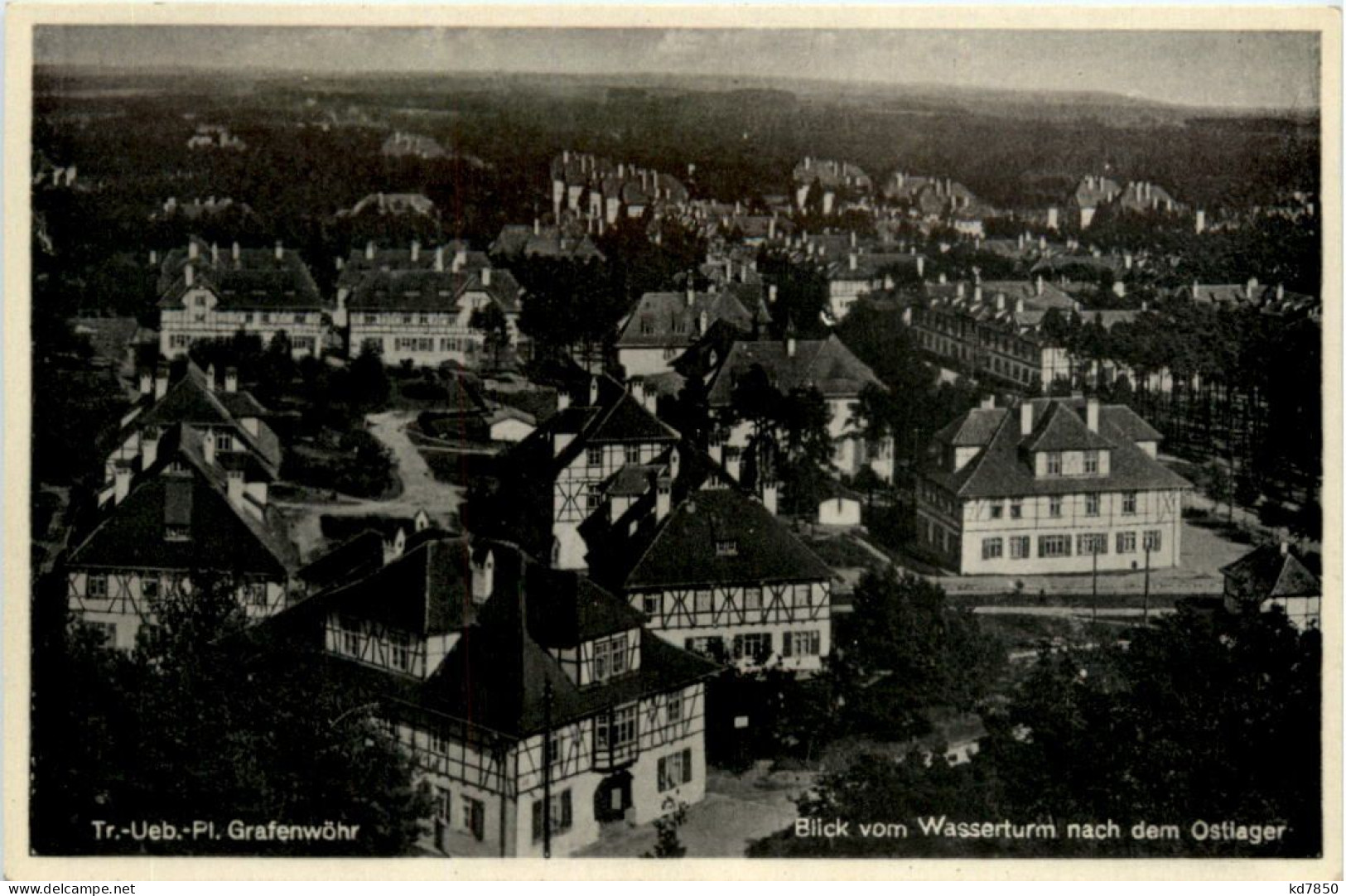 Truppenübungsplatz Grafenwöhr, Blick Vom Waseerturm Nach Dem Ostlager - Grafenwöhr