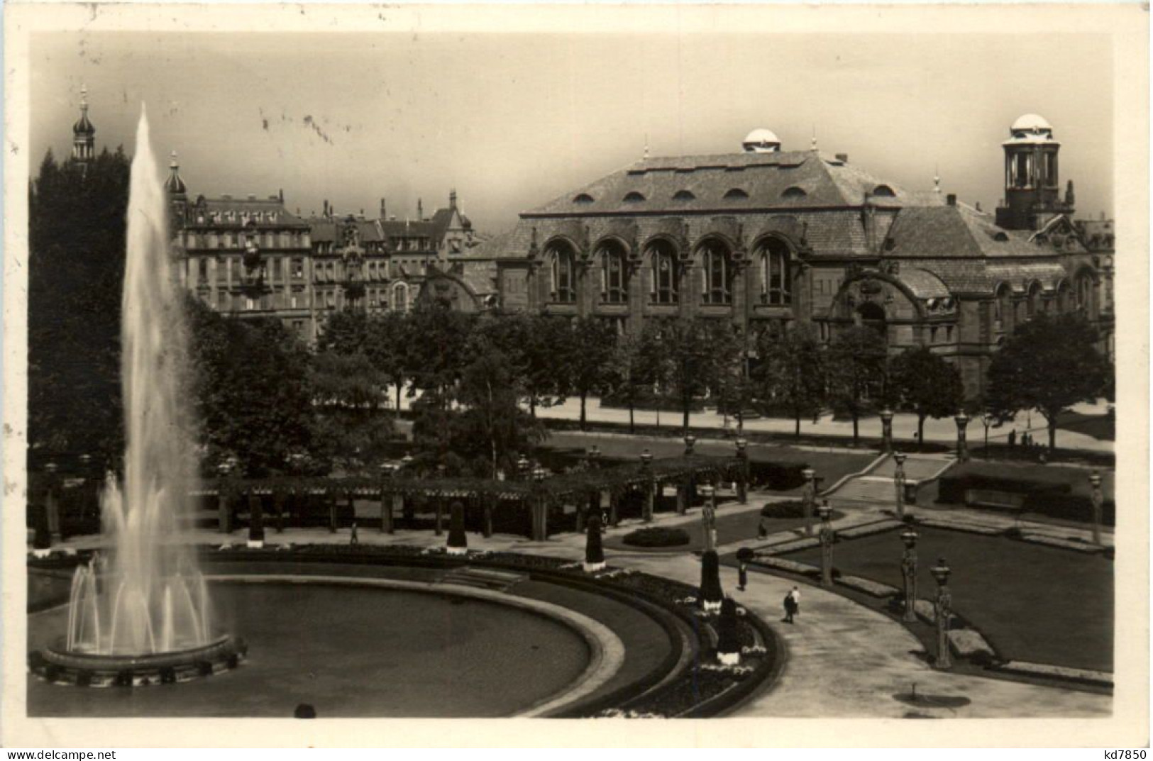 Mannheim, Friedrichsplatz Mit Rosengarten - Mannheim