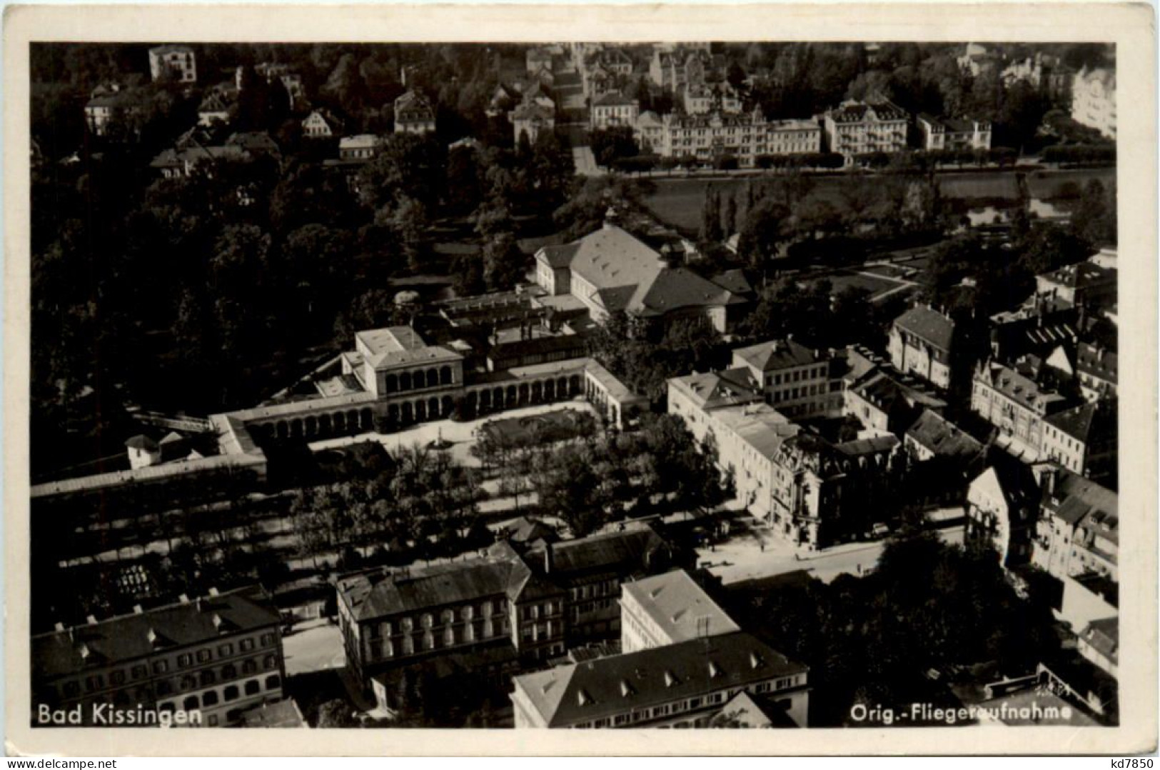 Bad Kissingen, Orig. Fliegeraufnahme - Bad Kissingen