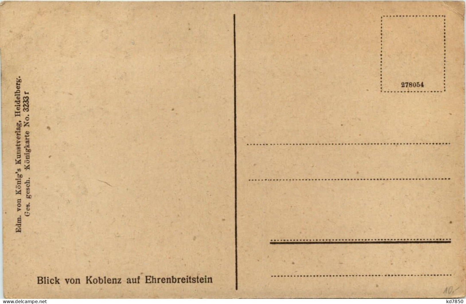 Blick Von Koblenz Auf Ehrenbreitstein - Koblenz