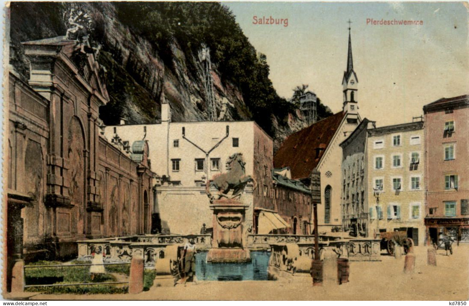 Salzburg, Pferdeschwemme - Salzburg Stadt