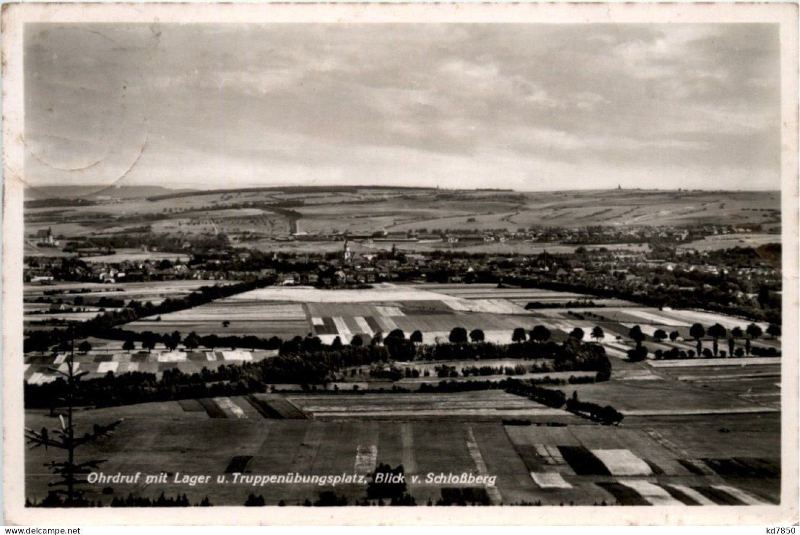 Ohrdruf Mit Lager U. Truppenübungsplatz, Blick V. Schlossberg - Gotha