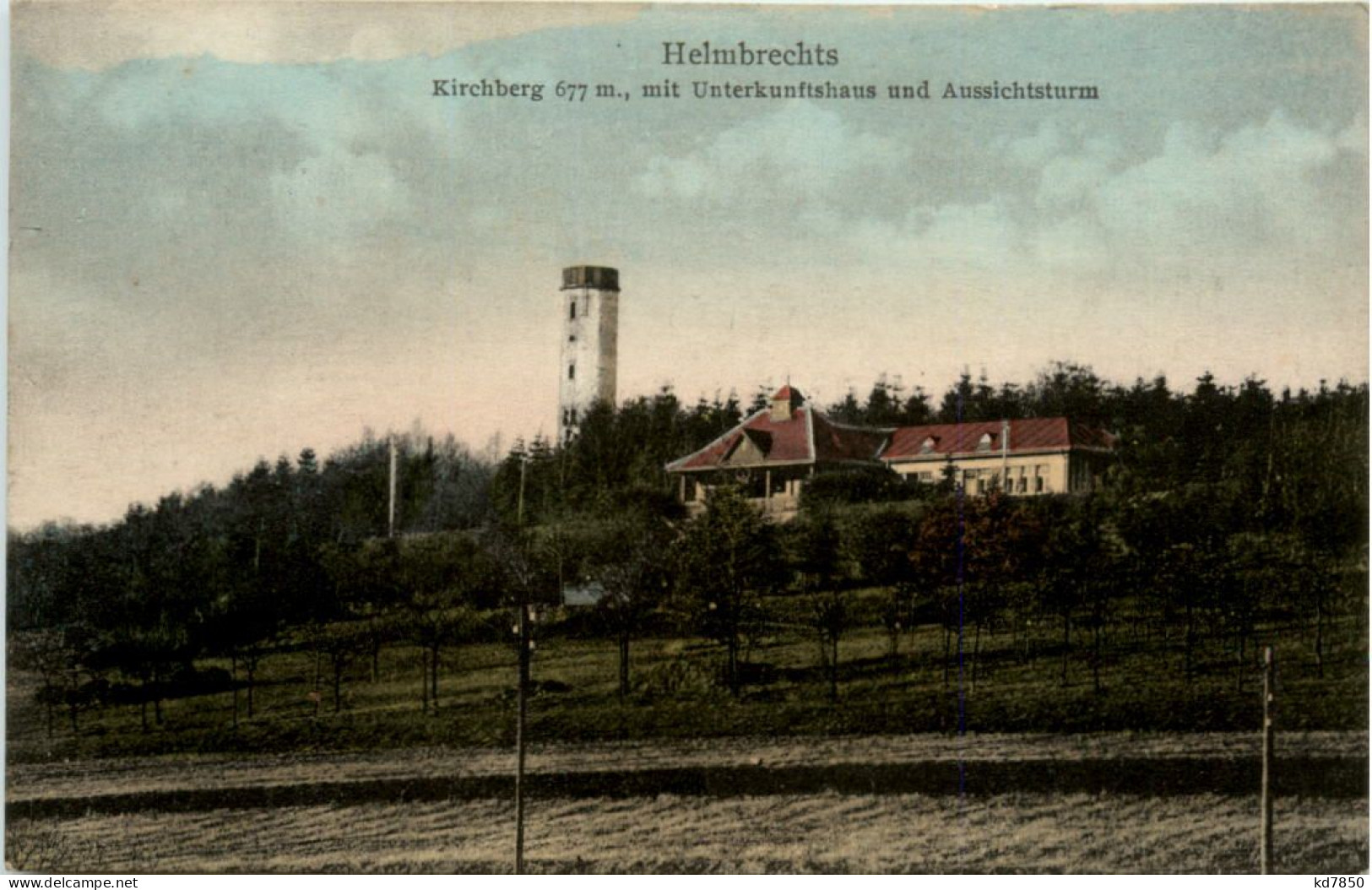 Helmbrechts, Kirchberg Mit Unterkunftshaus Und Aussichtsturm - Hof