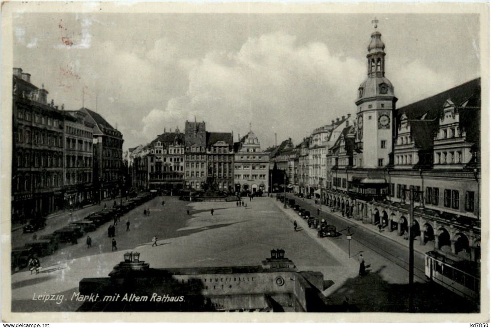 Leipzig, Markt Mit Altem Rathaus - Leipzig