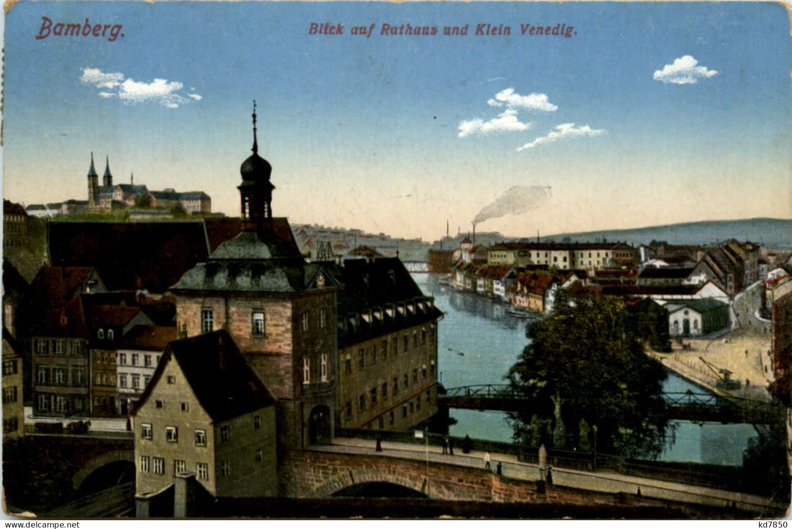 Bamberg, Blick Auf Rathaus Und Klein Venedig - Bamberg