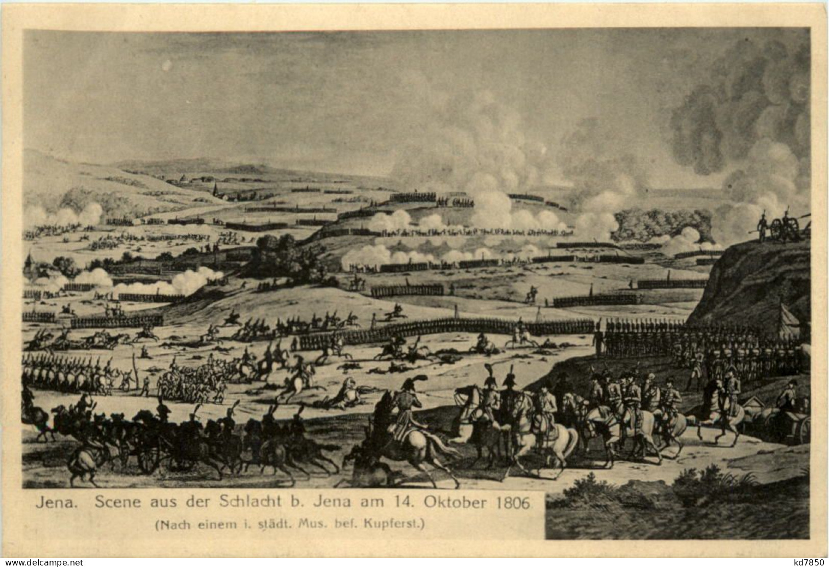 Jena, Scene Aus Der Schlacht B. Jena Am 14.10.1806 - Jena