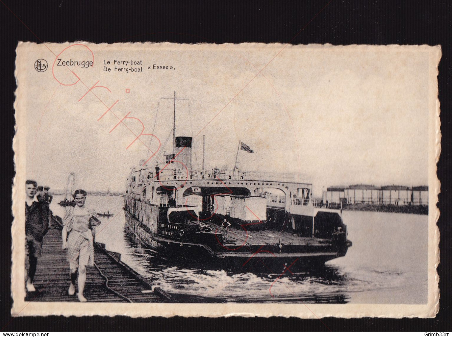 Zeebrugge - Le Ferry-boat "Essex" - Postkaart - Zeebrugge