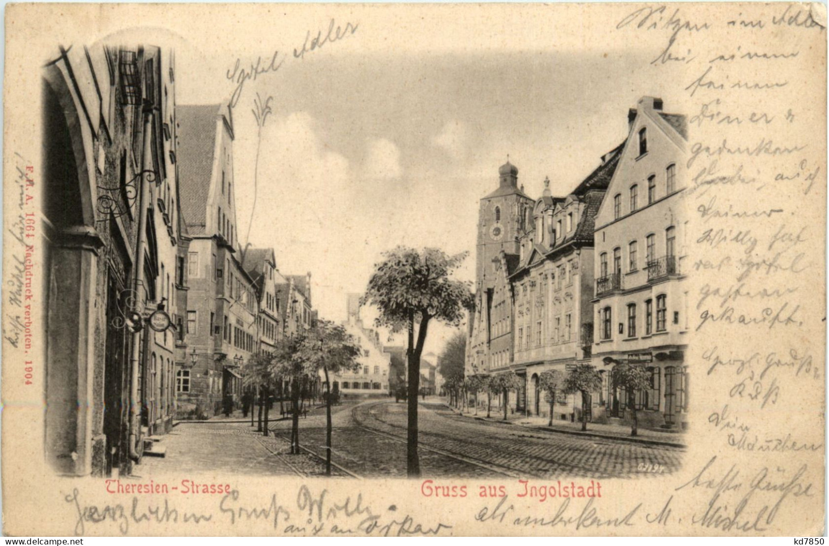 Gruss Aus Ingolstadt - Theresien Strasse - Ingolstadt