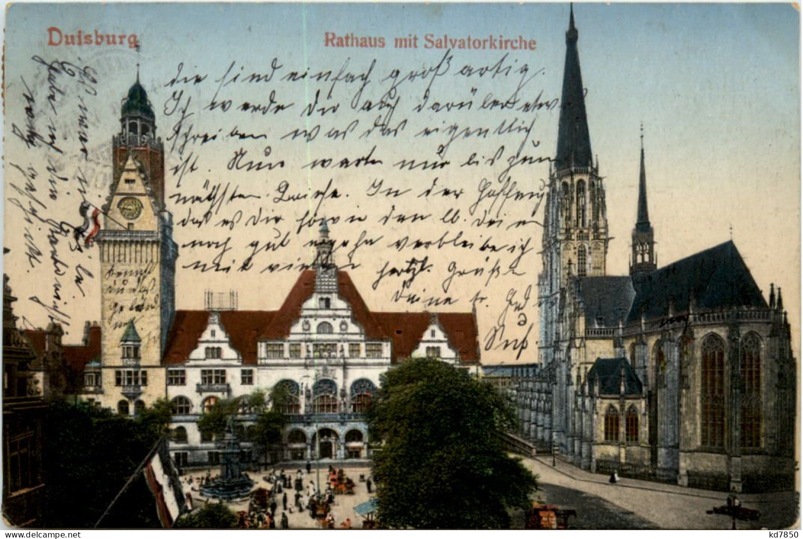 Duisburg, Rathaus Mit Salvatorkirche - Duisburg