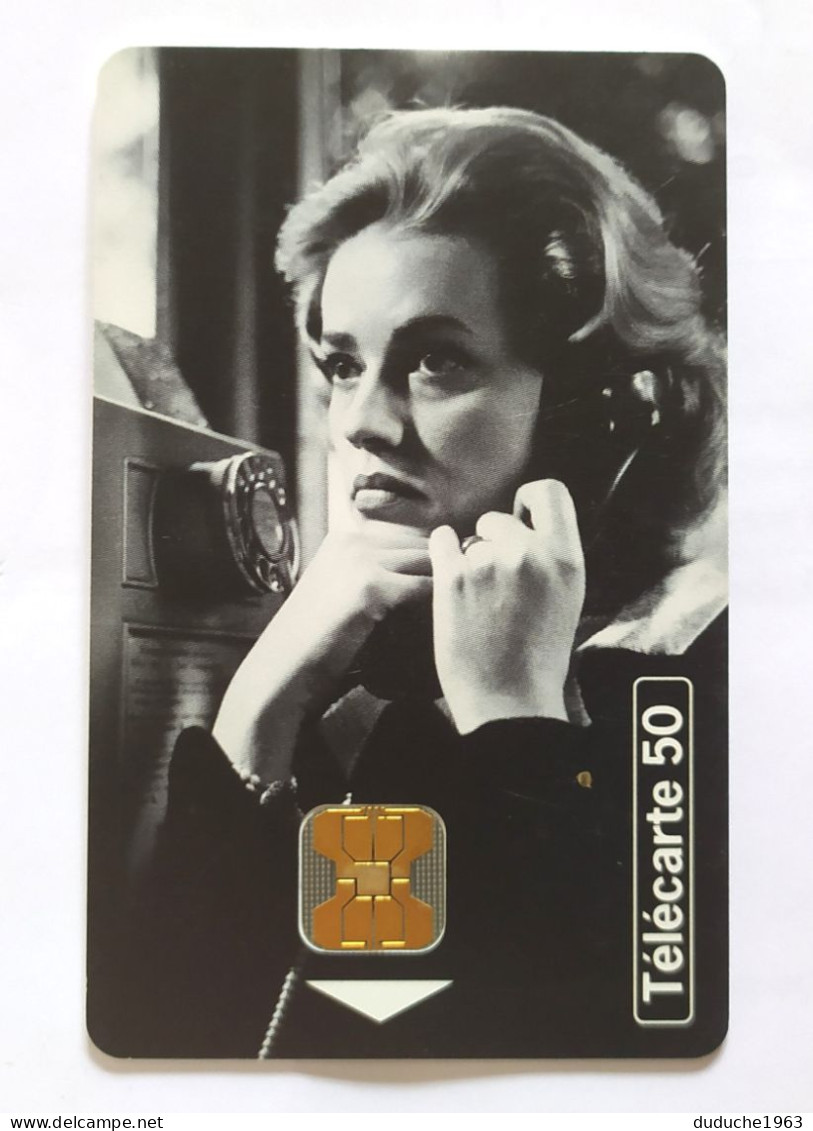 Télécarte France - Téléphone Et Cinéma - Jeanne Moreau - Zonder Classificatie