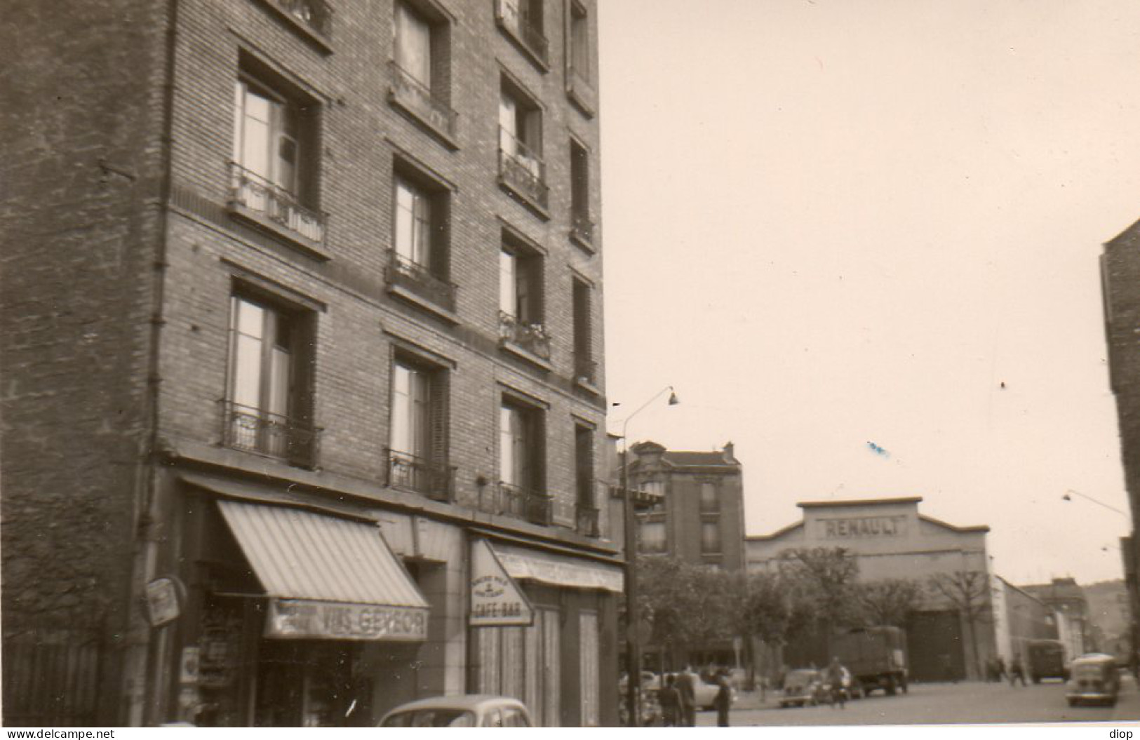 Photographie Photo Vintage Snapshot B&acirc;timent Immeuble Boulogne - Lieux