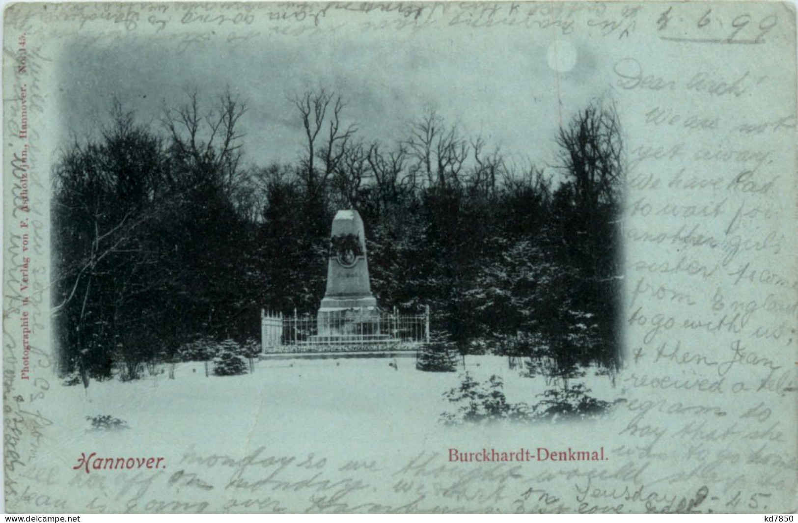 Hannover, Burckhardt-Denkmal - Hannover