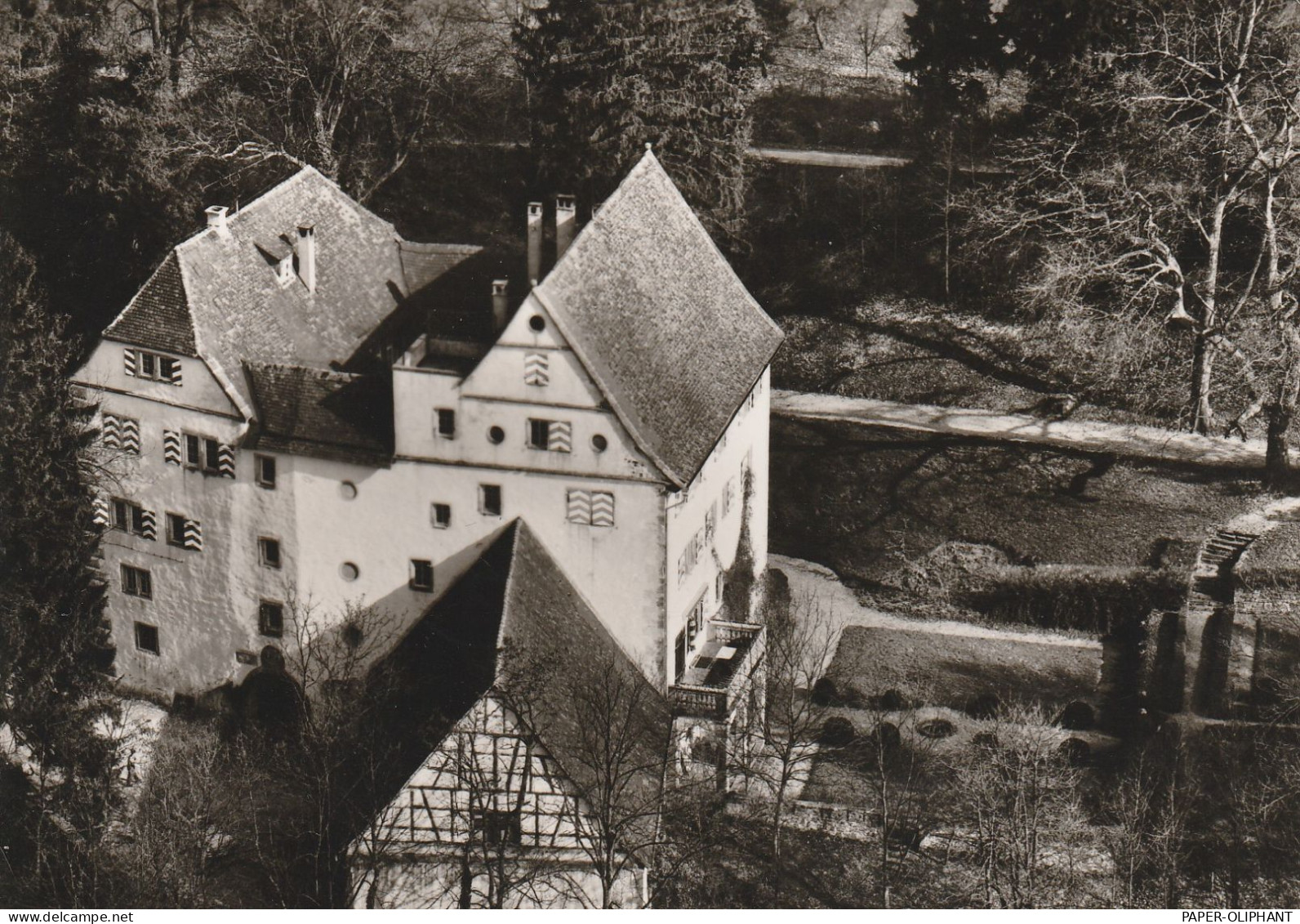 7141 STEINHEIM - KLEINBOTTWAR, Burg Schaubeck, Luftaufnahme - Ludwigsburg