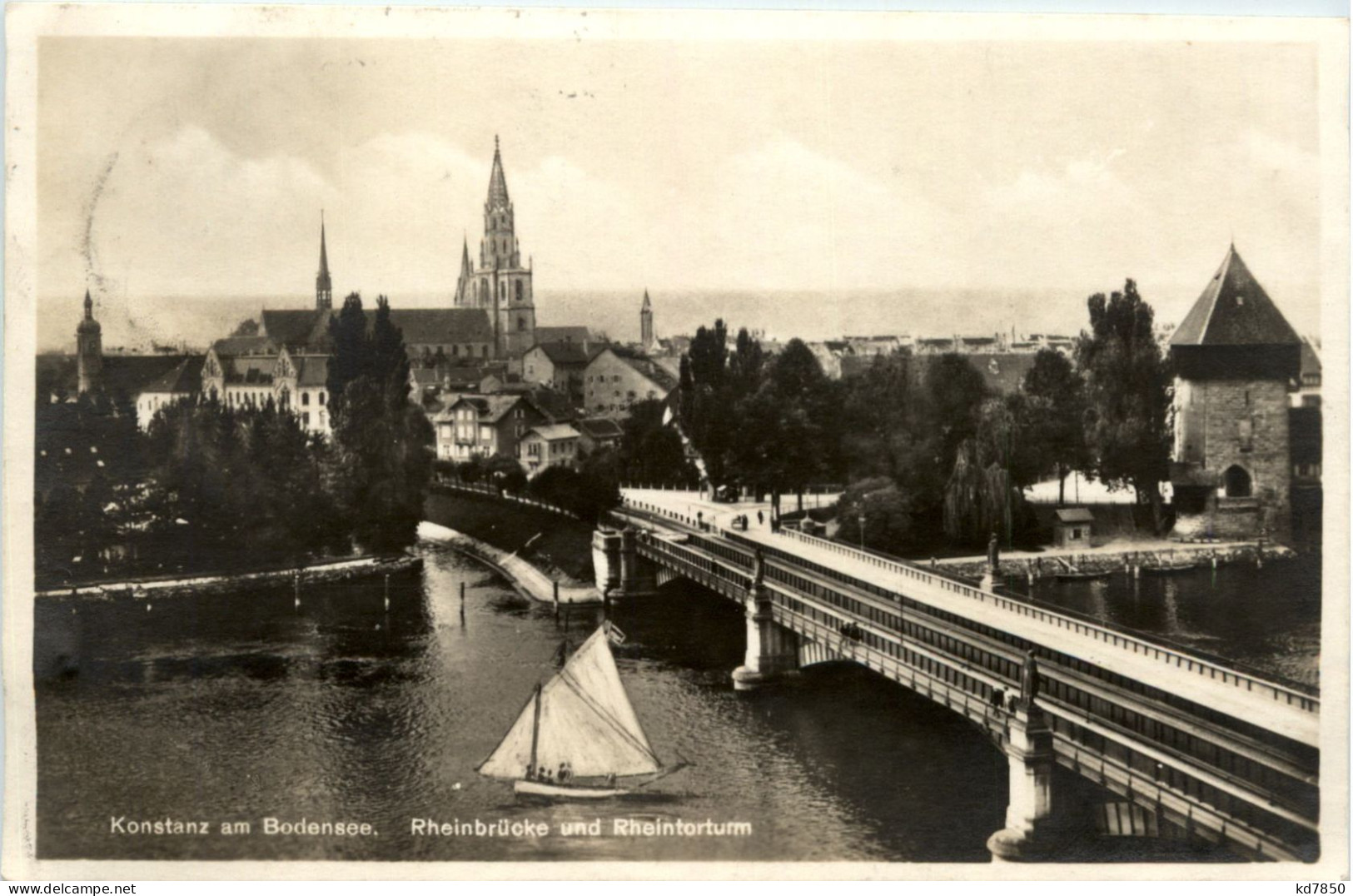 Konstanz, Rheinbrücke Und Rheintorturm - Konstanz