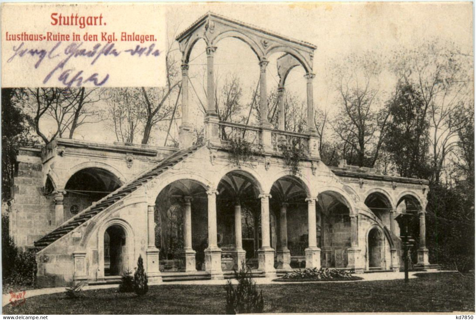 Stuttgart, Ruine In Den Kgl. Anlagen - Stuttgart