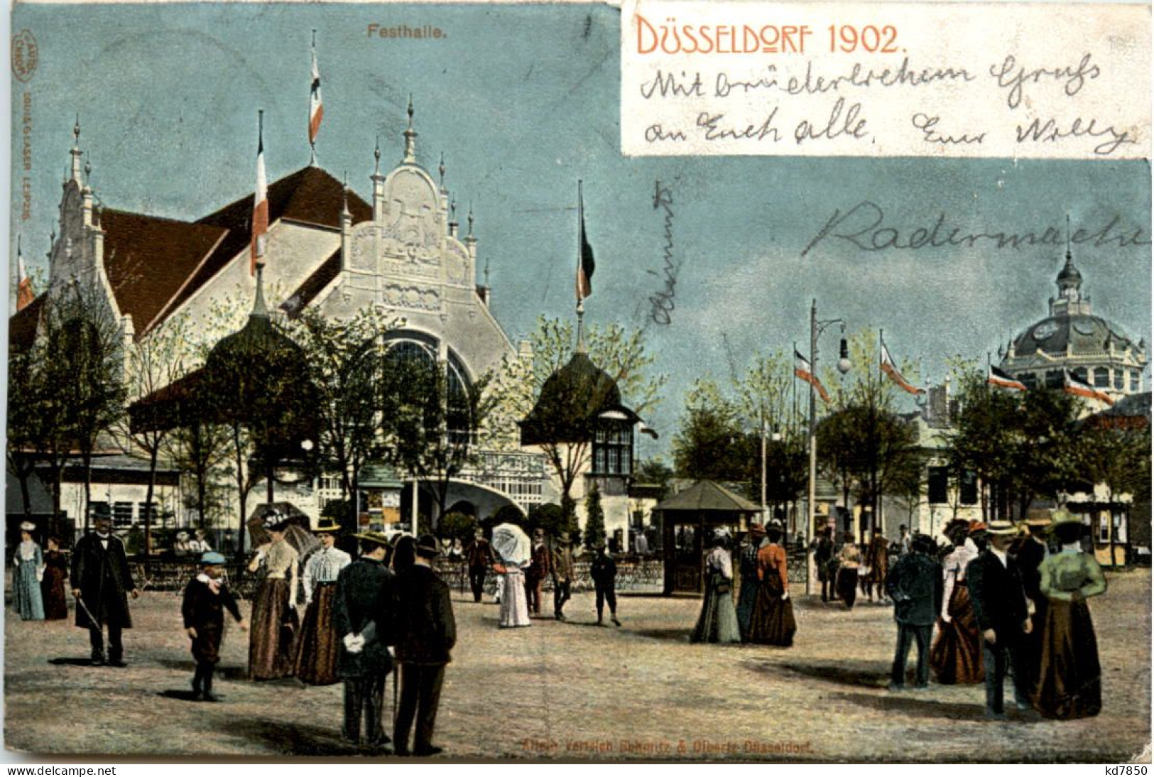 Düsseldorf, 1902, Festhalle - Duesseldorf