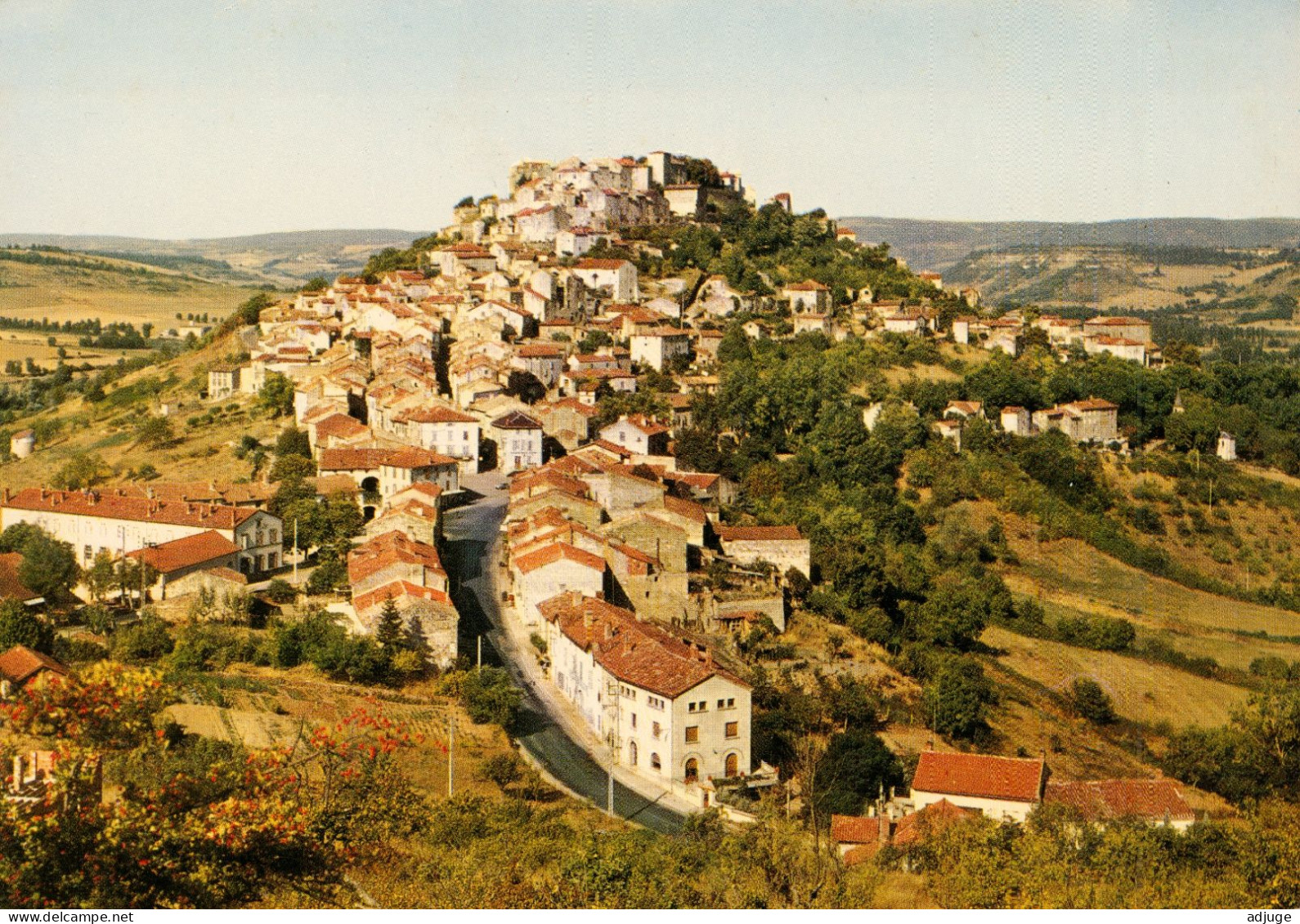 CPM*81* CORDÈS -- Vue Aérienne Panoramique - Edit. Apa-Poux N°519 ** 2 Scans - Cordes