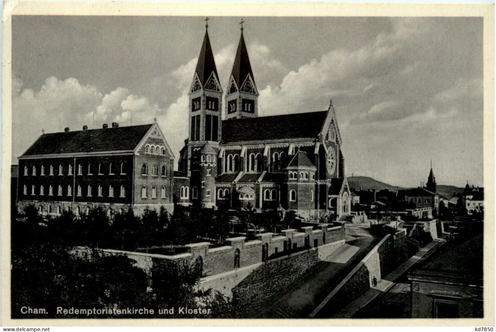 Cham, Redemptoristenkirche Und Kloster - Cham