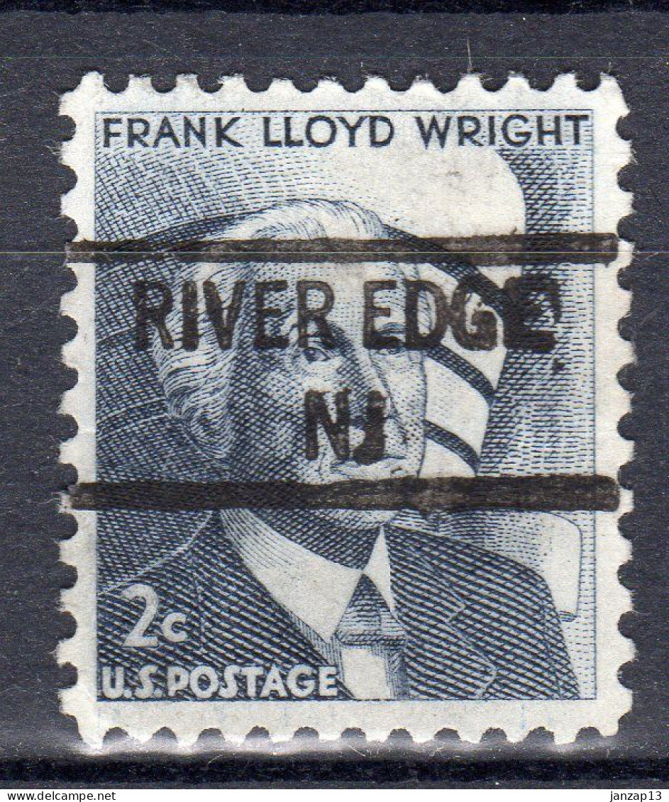 NJ-595; USA Precancel/Vorausentwertung/Preo; RIVER EDGE (NJ), Type 841 - Préoblitérés