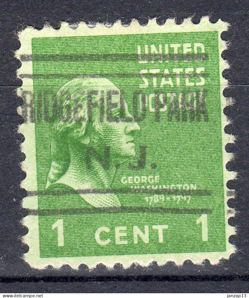 NJ-586; USA Precancel/Vorausentwertung/Preo; RIDGEFIELD PARK (NJ), Type 633 - Préoblitérés