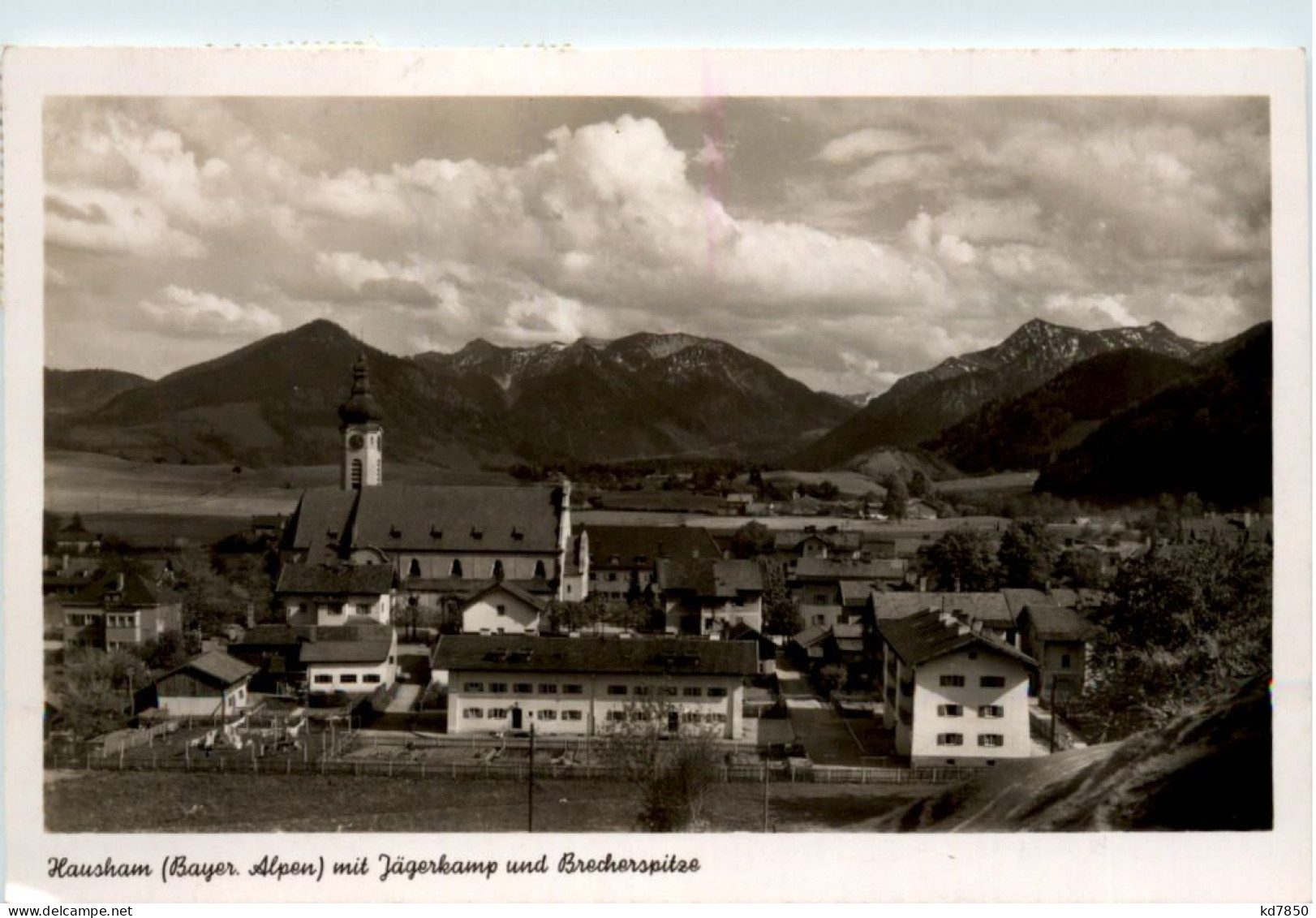 Hausham Mit Jägerkamp Und Brecherspitze - Miesbach