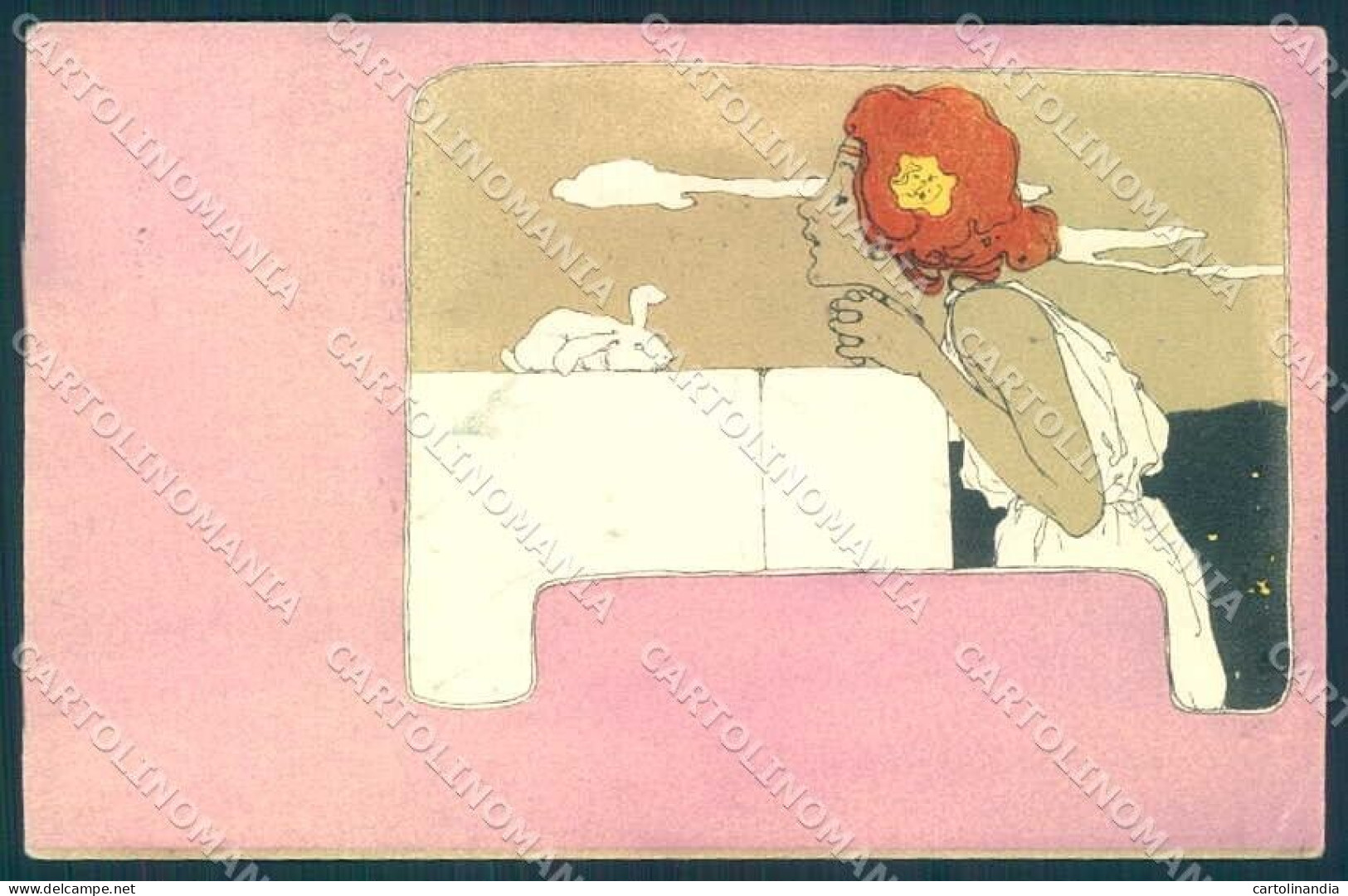 Artist Signed Kirchner R. Lady G.9.a-8 MM Vienne CORNER CREASED Postcard VK8466 - Other & Unclassified