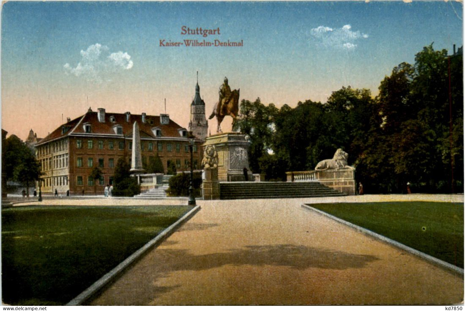 Stuttgart, Kaiser-Wilhelm-Denkmal - Stuttgart