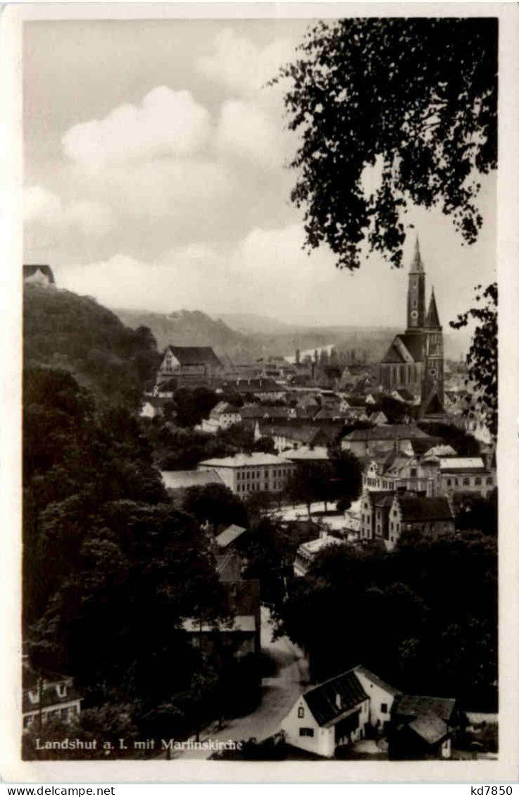 Landshut Mit Martinskirche - Landshut