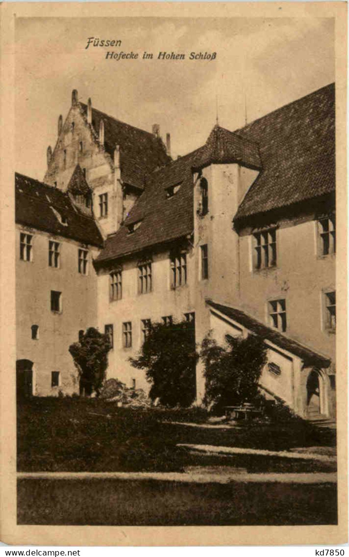 Füssen, Hofecke Im Hohen Schloss - Fuessen