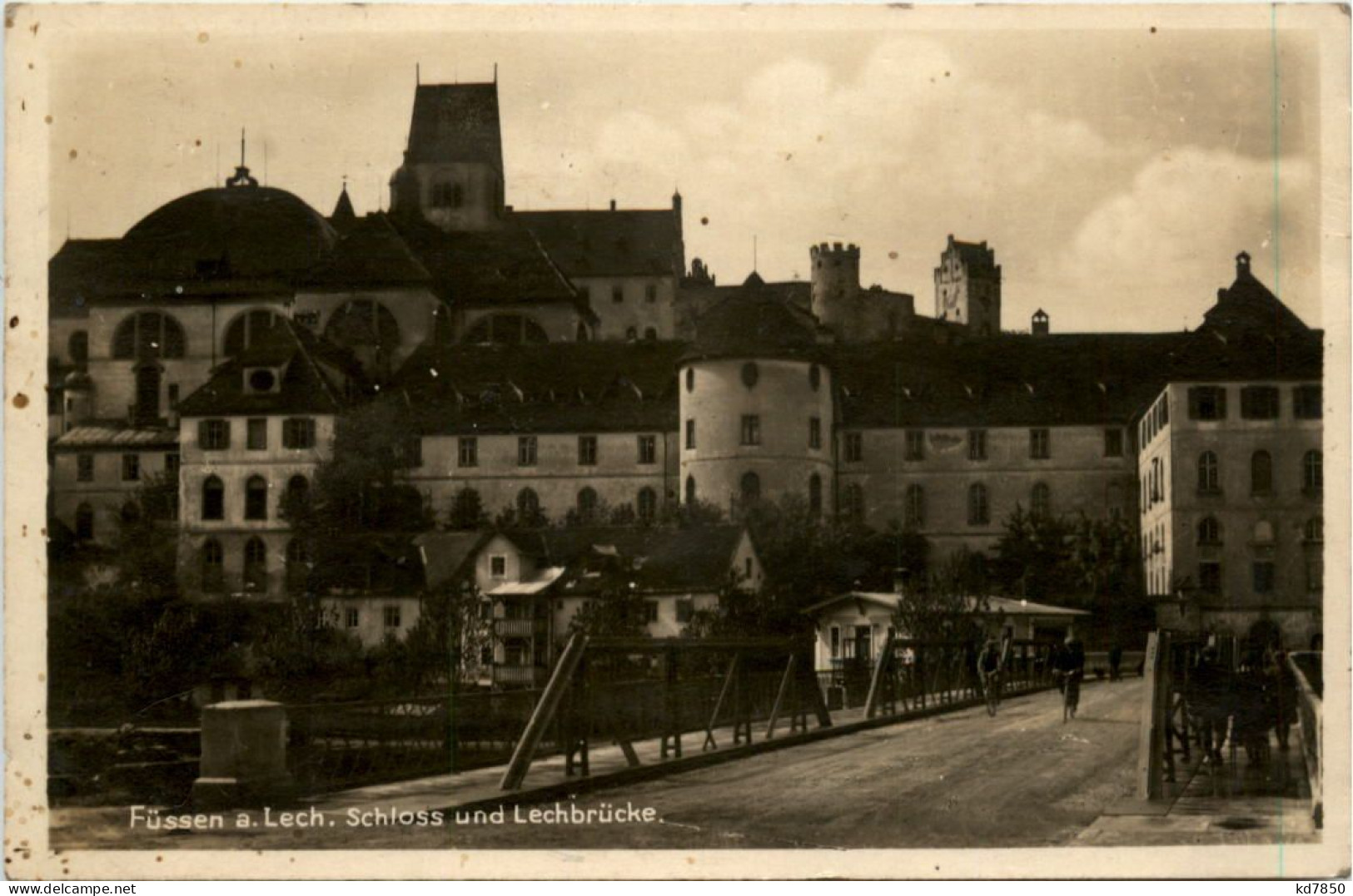 Füssen A. Lech, Schloss Und Lechbrücke - Fuessen