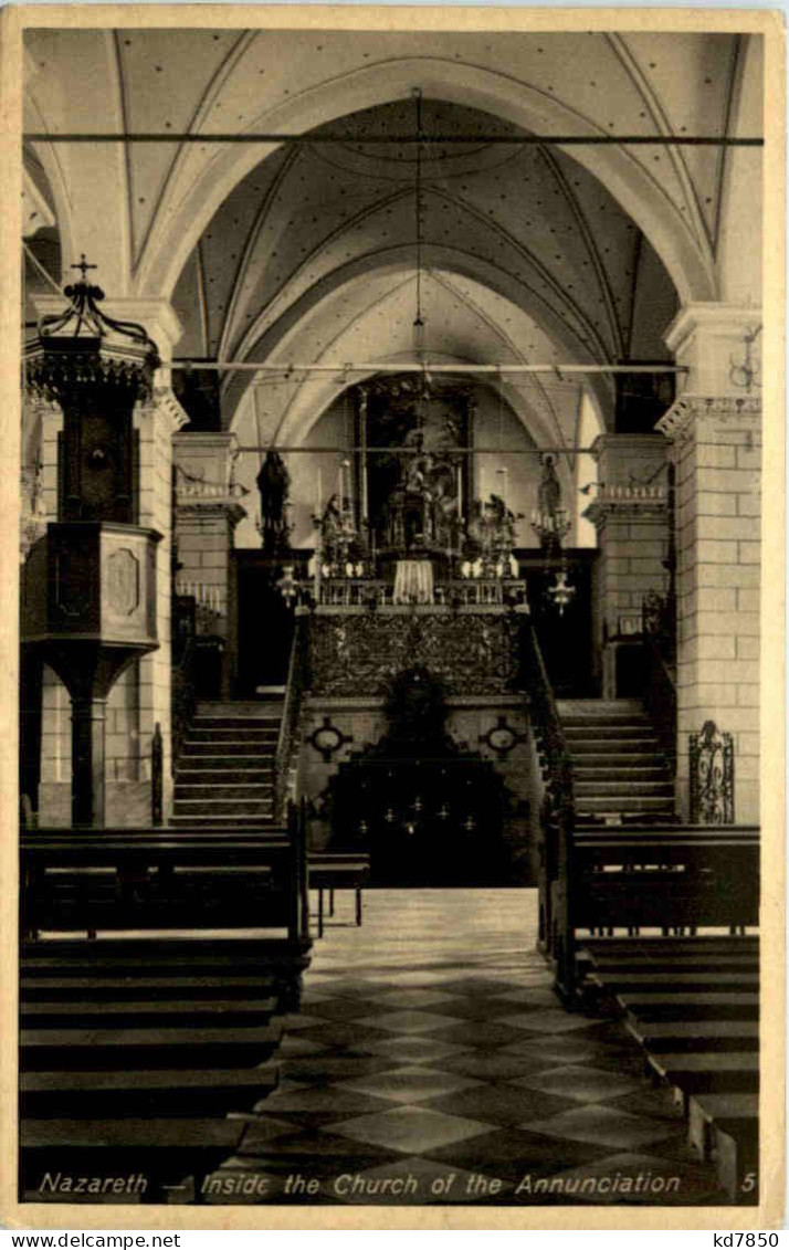 Nazareth - Inside The Church Of The Annunciation - Palestina