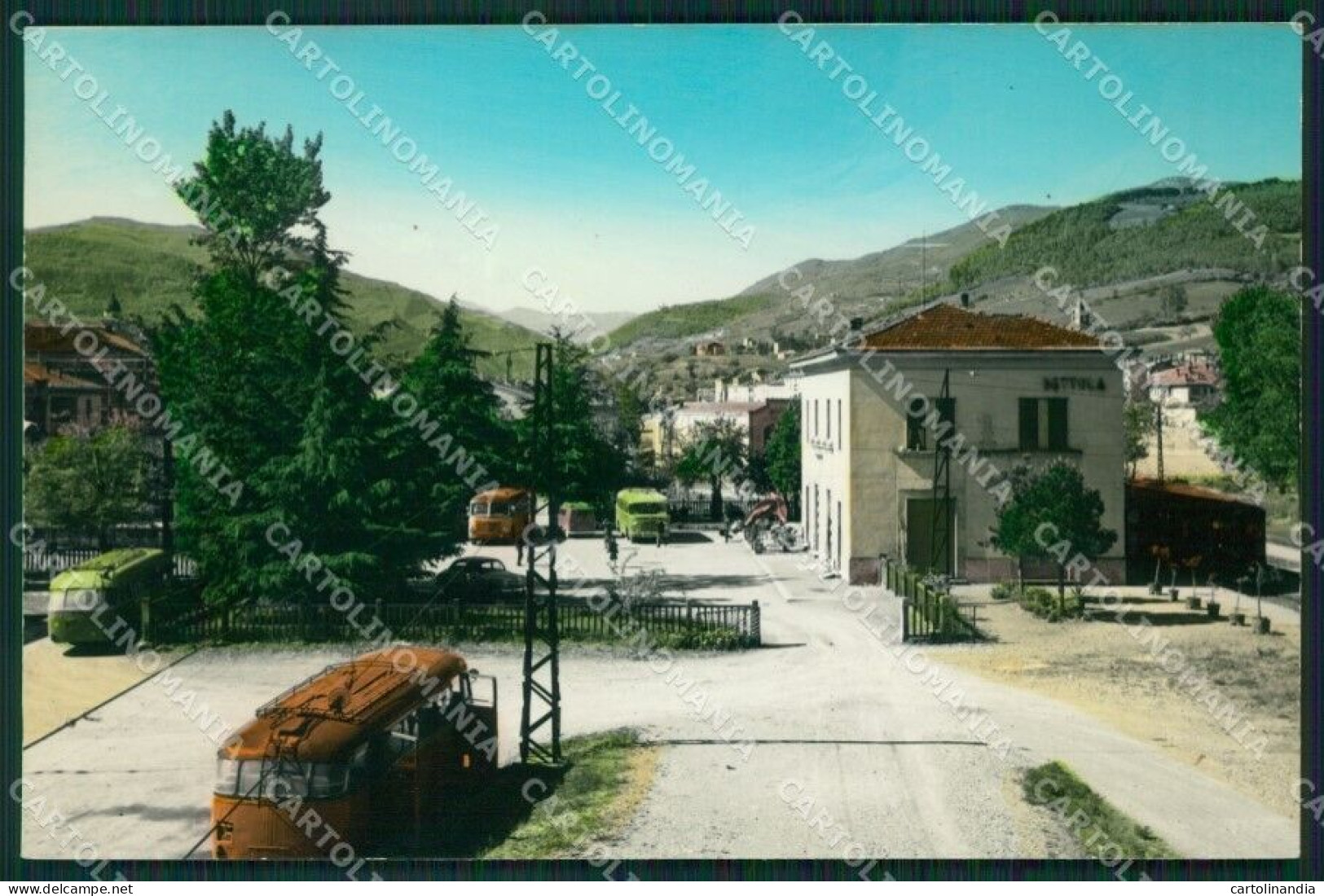 Piacenza Bettola Stazione Corriera Foto FG Cartolina ZK3380 - Piacenza