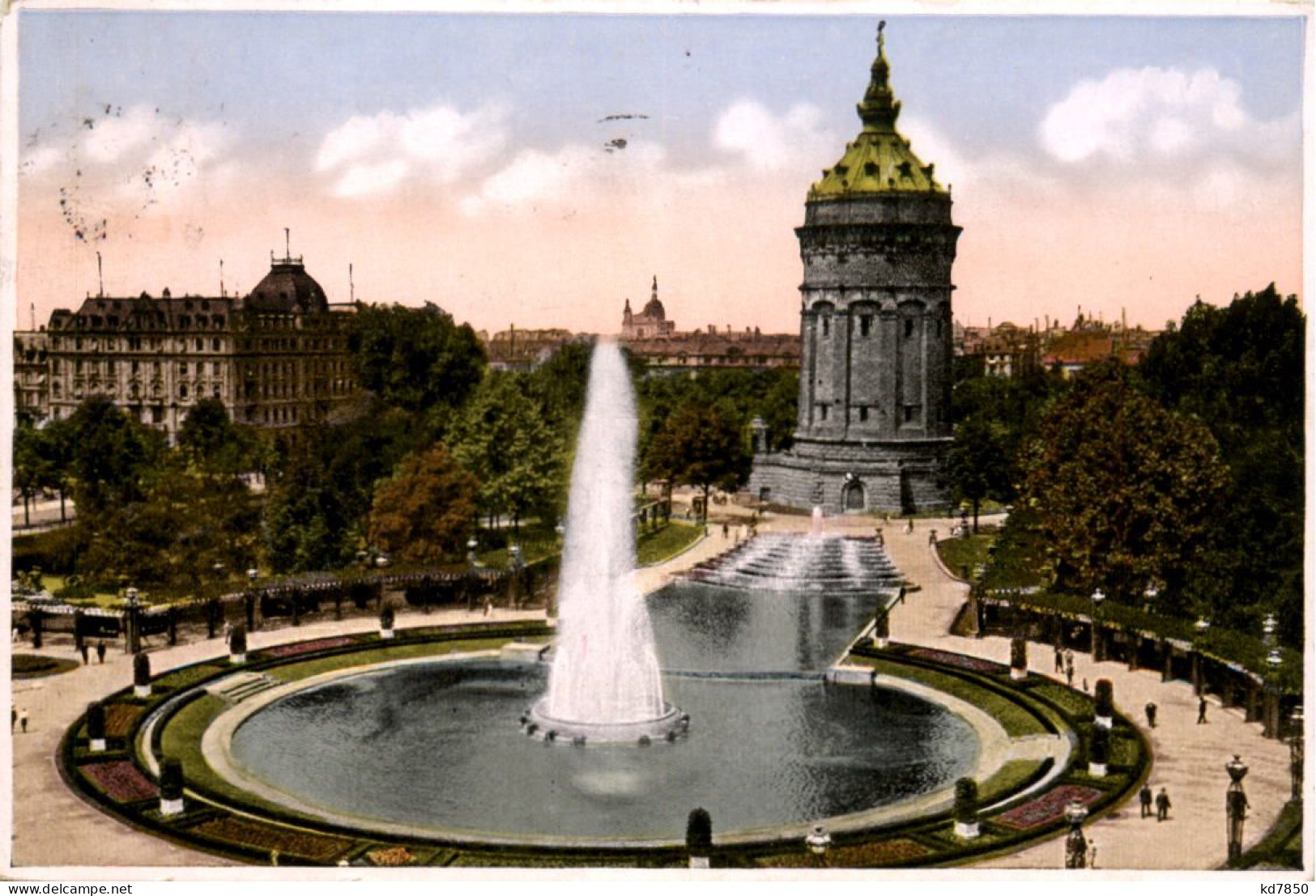 Mannheim, Am Wasserturm - Mannheim