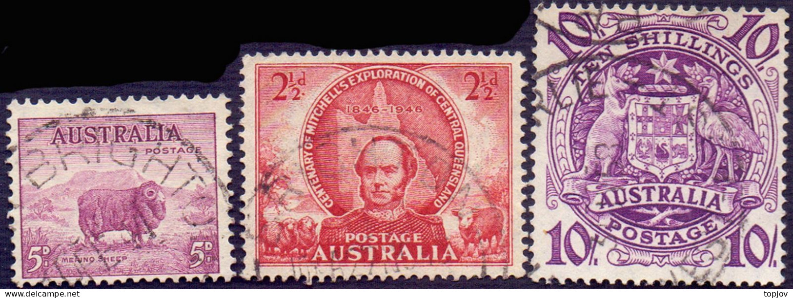 AUSTRALIA -  LOT - O - Used Stamps