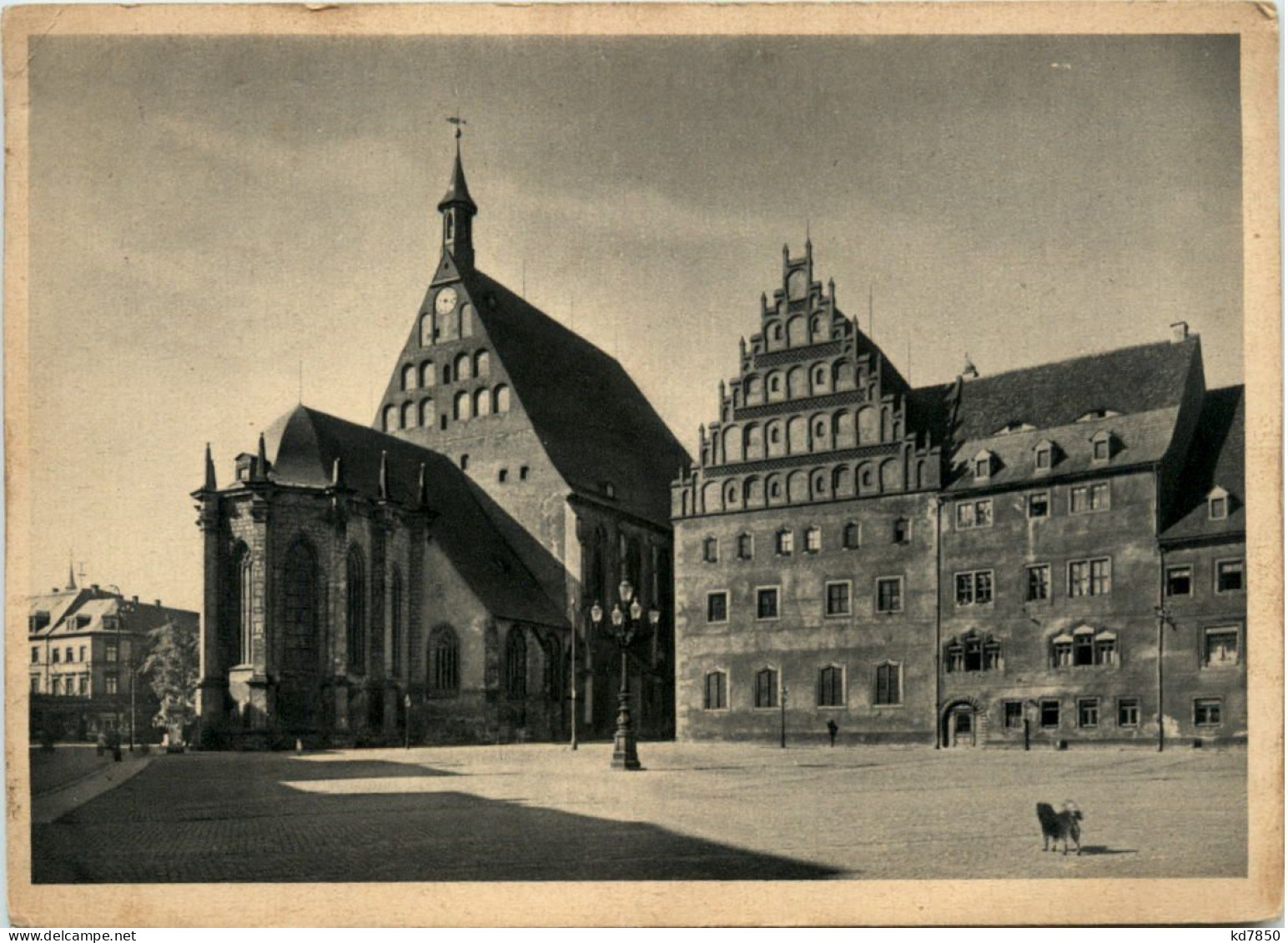 Freiberg/Sa. Untermarkt Mit Dom Und Thümerei, Jetzt Stadtmuseum - Freiberg (Sachsen)